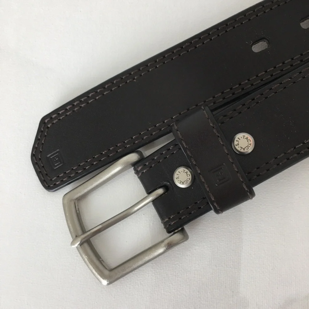 5.11 TACTICAL Men’s Casual Leather Belt Brown Size XL
